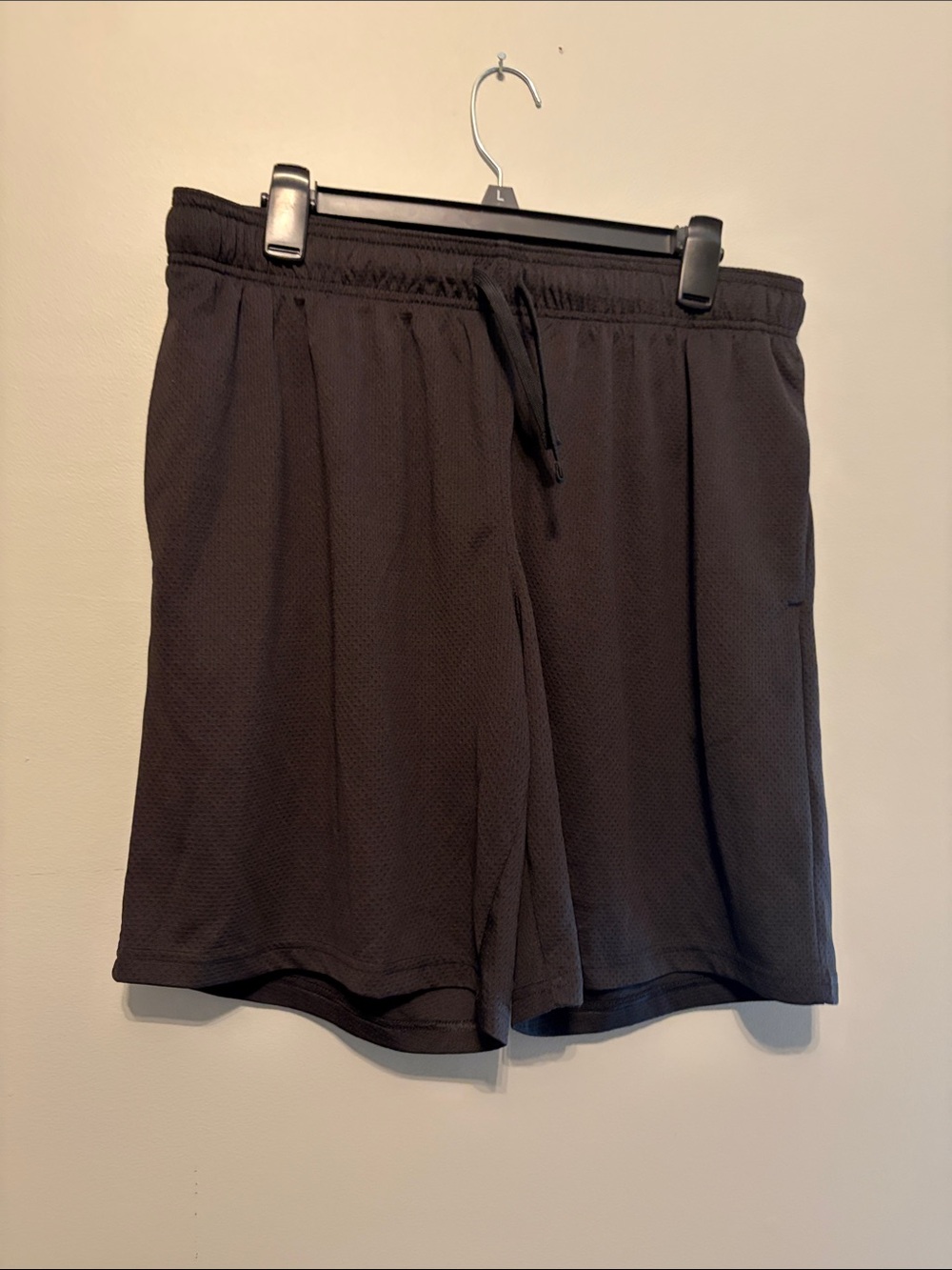 Athletic Works Black Men's Mesh Athletic Shorts